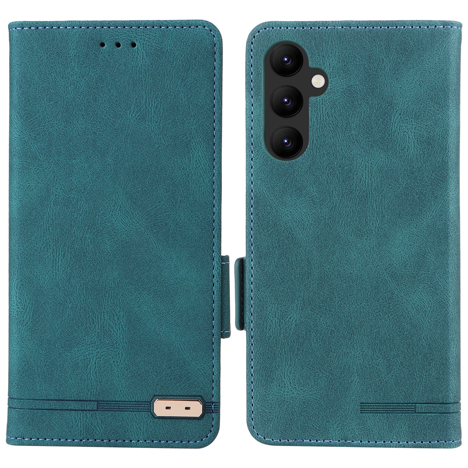 Scratch Proof Phone Cover for Samsung Galaxy A34 5G Hardware Decor Dual Magnetic Clasp Wallet Foldable Stand PU Leather Phone Case Scratch Proof Phone Cover for Samsung Galaxy A34 5G Hardware Decor Dual Magnetic Clasp Wallet Foldable Stand PU Leather Phone Case